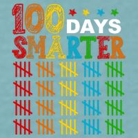 100 Days Smarter Cute Funny 100th Day Of School Sueded Cloud Jersey T-Shirt