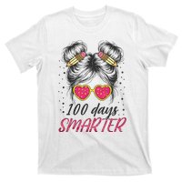 100 Days Smarter Messy Bun Girl T-Shirt