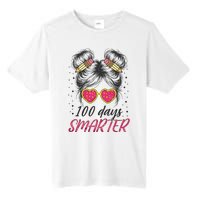 100 Days Smarter Messy Bun Girl Tall Fusion ChromaSoft Performance T-Shirt