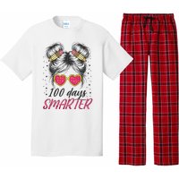 100 Days Smarter Messy Bun Girl Pajama Set