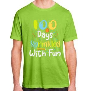 100 Days Sprinkled With Fun Funny 100 Days Of School Gift Adult ChromaSoft Performance T-Shirt