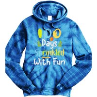 100 Days Sprinkled With Fun Funny 100 Days Of School Gift Tie Dye Hoodie