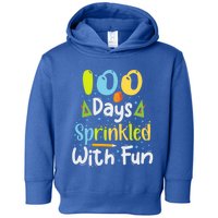 100 Days Sprinkled With Fun Funny 100 Days Of School Gift Toddler Hoodie