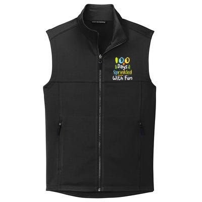 100 Days Sprinkled With Fun Funny 100 Days Of School Gift Collective Smooth Fleece Vest