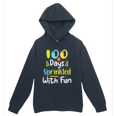 100 Days Sprinkled With Fun Funny 100 Days Of School Gift Urban Pullover Hoodie