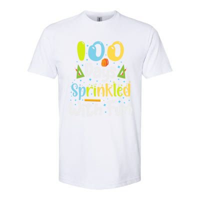 100 Days Sprinkled With Fun Funny 100 Days Of School Gift Softstyle CVC T-Shirt