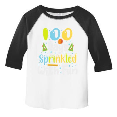 100 Days Sprinkled With Fun Funny 100 Days Of School Gift Toddler Fine Jersey T-Shirt