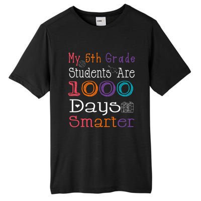 100 Days School My 5th Grade Students Are 1000 Days Smarter Tall Fusion ChromaSoft Performance T-Shirt