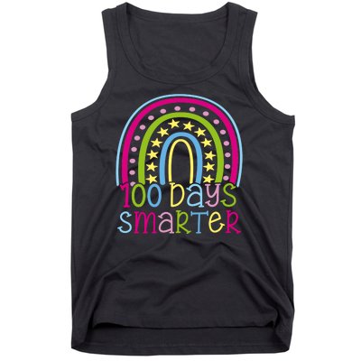 100 Days Smarter Cute Colorful Rainbow Tank Top