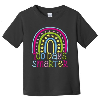 100 Days Smarter Cute Colorful Rainbow Toddler T-Shirt