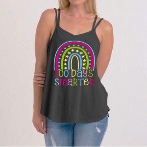 100 Days Smarter Cute Colorful Rainbow Women's Strappy Tank