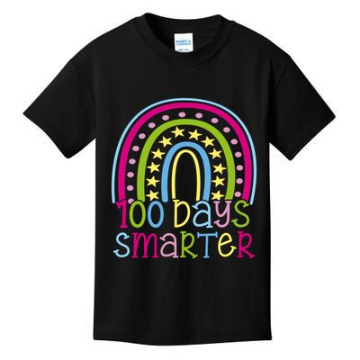 100 Days Smarter Cute Colorful Rainbow Kids T-Shirt