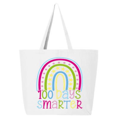 100 Days Smarter Cute Colorful Rainbow 25L Jumbo Tote