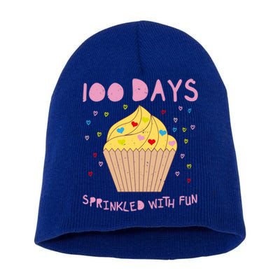 100 Days Sprinkled With Fun Funny Food Fruit Lover Tee Cool Gift Short Acrylic Beanie