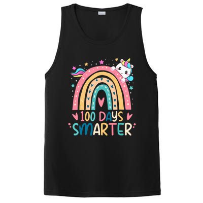 100 Days Smarter Unicorn 100th Day Of School Gift PosiCharge Competitor Tank