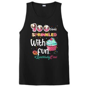 100 Days Sprinkled With Fun Lunchlady Crew Day Of School Meaningful Gift PosiCharge Competitor Tank