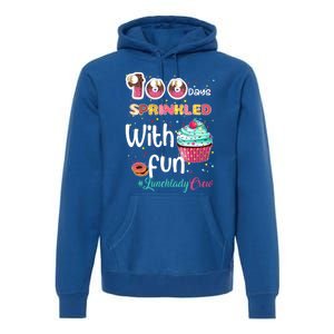 100 Days Sprinkled With Fun Lunchlady Crew Day Of School Meaningful Gift Premium Hoodie