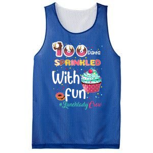 100 Days Sprinkled With Fun Lunchlady Crew Day Of School Meaningful Gift Mesh Reversible Basketball Jersey Tank