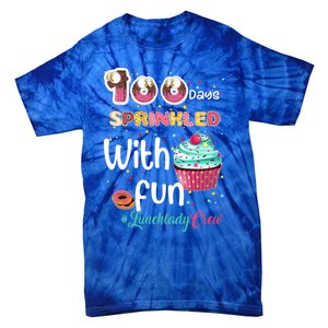 100 Days Sprinkled With Fun Lunchlady Crew Day Of School Meaningful Gift Tie-Dye T-Shirt