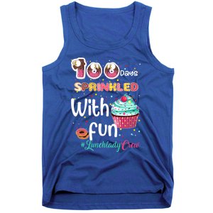 100 Days Sprinkled With Fun Lunchlady Crew Day Of School Meaningful Gift Tank Top