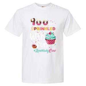 100 Days Sprinkled With Fun Lunchlady Crew Day Of School Meaningful Gift Garment-Dyed Heavyweight T-Shirt