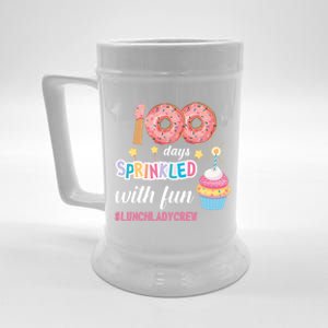 100 Days Sprinkled With Fun Lunchladycrew Funny 100 Days Of Cute Gift Beer Stein