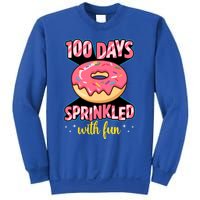 100 Days Sprinkled With Fun School Sprinkled Donut Lover Gift Sweatshirt