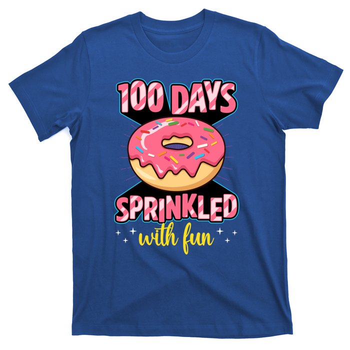 100 Days Sprinkled With Fun School Sprinkled Donut Lover Gift T-Shirt