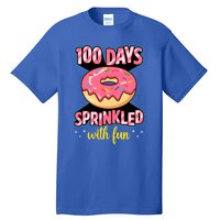 100 Days Sprinkled With Fun School Sprinkled Donut Lover Gift Tall T-Shirt