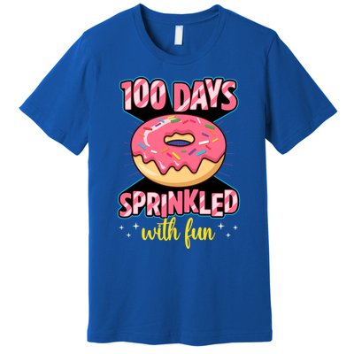 100 Days Sprinkled With Fun School Sprinkled Donut Lover Gift Premium T-Shirt