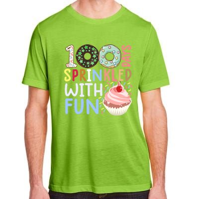 100 Days Sprinkled With Fun Gift Cupcake 100 Days Of School Gift Adult ChromaSoft Performance T-Shirt