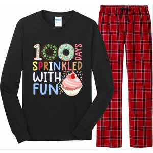 100 Days Sprinkled With Fun Gift Cupcake 100 Days Of School Gift Long Sleeve Pajama Set