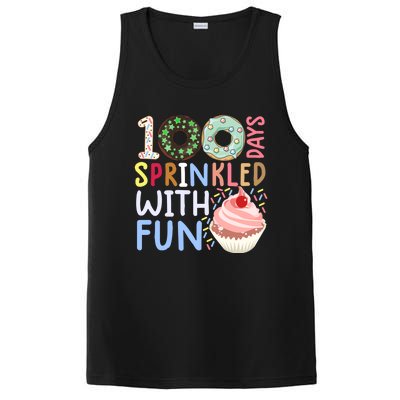 100 Days Sprinkled With Fun Gift Cupcake 100 Days Of School Gift PosiCharge Competitor Tank