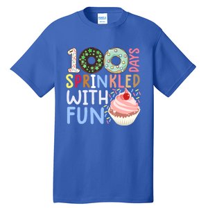 100 Days Sprinkled With Fun Gift Cupcake 100 Days Of School Gift Tall T-Shirt