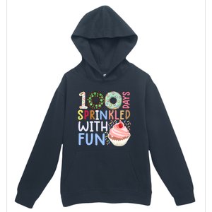 100 Days Sprinkled With Fun Gift Cupcake 100 Days Of School Gift Urban Pullover Hoodie