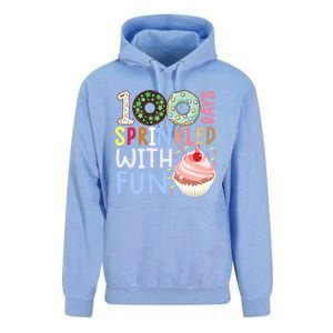 100 Days Sprinkled With Fun Gift Cupcake 100 Days Of School Gift Unisex Surf Hoodie