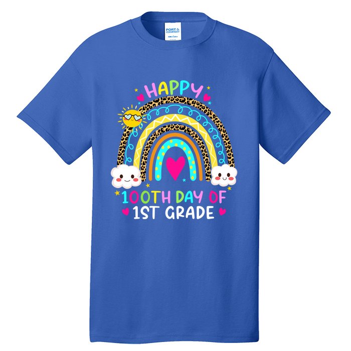 100 Days Smarter First Grade 100th Day Of School 1st Grade Gift Tall T-Shirt