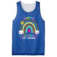 100 Days Smarter First Grade 100th Day Of School 1st Grade Gift Mesh Reversible Basketball Jersey Tank