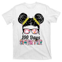 100 Days Smarter Student Hair Bun T-Shirt