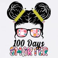 100 Days Smarter Student Hair Bun Adult Drive Performance Visor