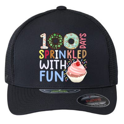 100 Days Sprinkled With Fun Meaningful Gift Cupcake 100 Days Of School Gift Flexfit Unipanel Trucker Cap