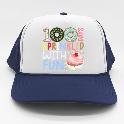 100 Days Sprinkled With Fun Meaningful Gift Cupcake 100 Days Of School Gift Trucker Hat