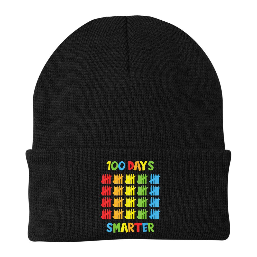 100 Days Smarter Teachers Child 100th Day of School Beanie