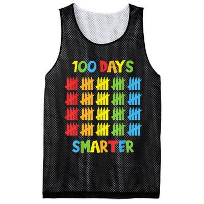 100 Days Smarter Teachers Child 100th Day of School Mesh Reversible Basketball Jersey Tank