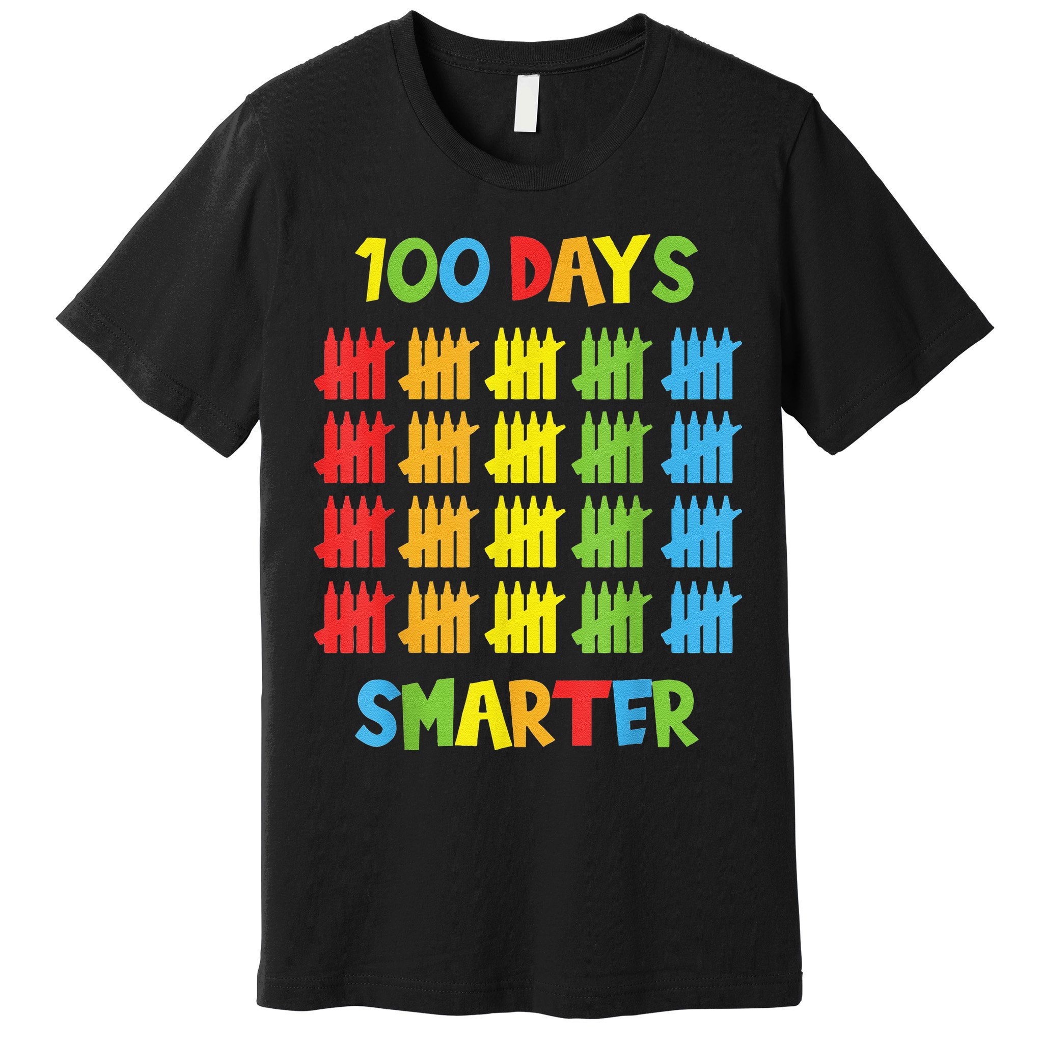 100 Days Smarter Teachers Child 100th Day of School Premium T-Shirt
