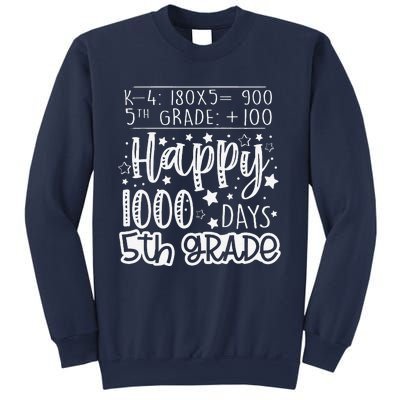 1000 Days Smarter Fifth Grade Teacher 100th Day Of School Sweatshirt