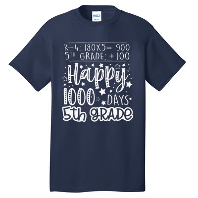 1000 Days Smarter Fifth Grade Teacher 100th Day Of School Tall T-Shirt