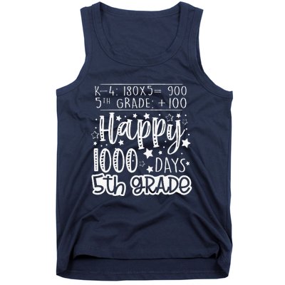 1000 Days Smarter Fifth Grade Teacher 100th Day Of School Tank Top