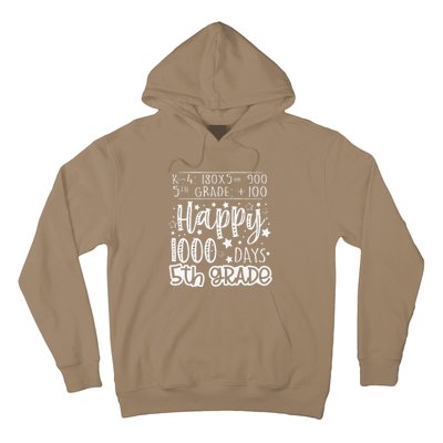 1000 Days Smarter Fifth Grade Teacher 100th Day Of School Hoodie