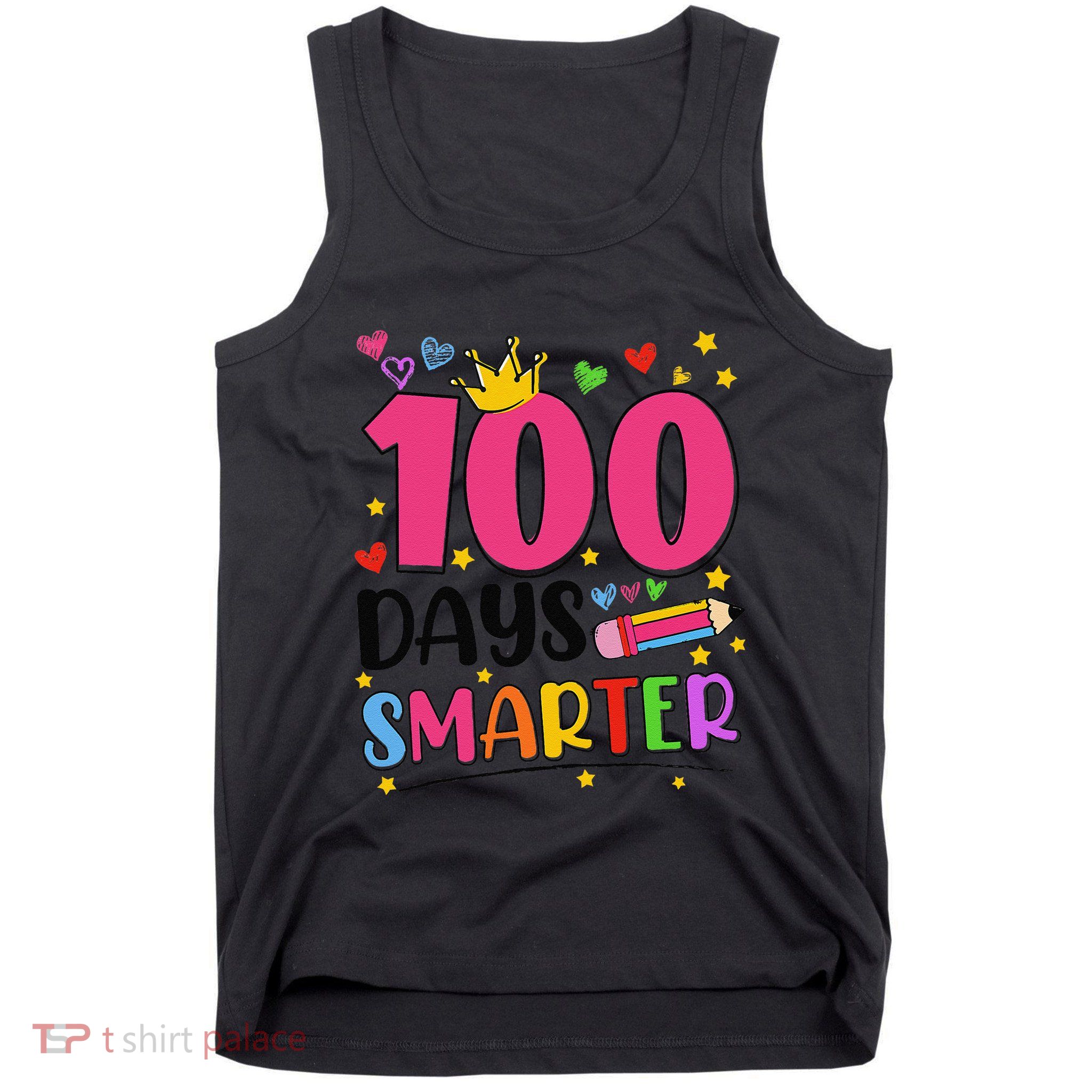 100 Days Smarter 100th Days Of School Gift Tank Top